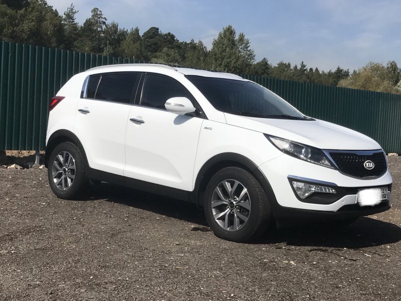 Kia Sportage 2014 белый