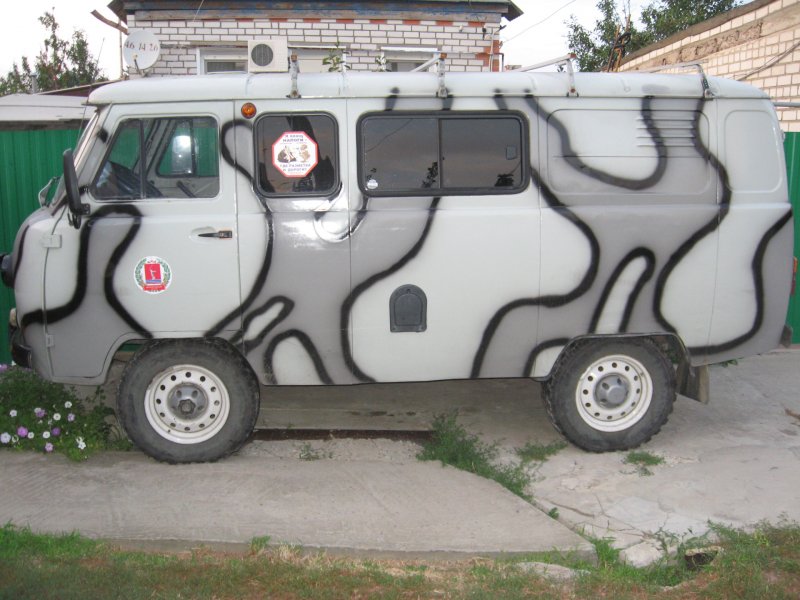 УАЗ 3909 аэрографии