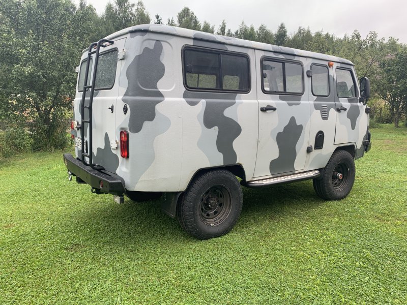 Камуфляж УАЗ веточками
