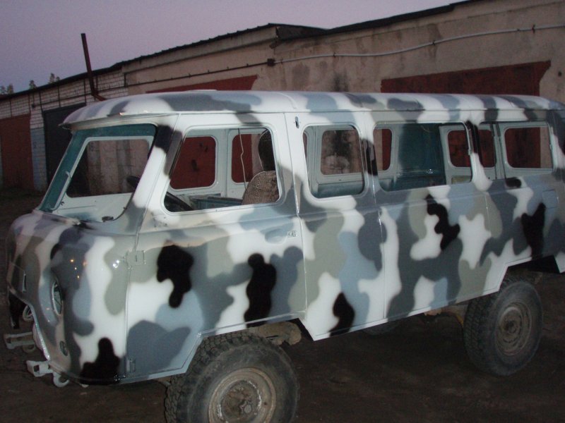 УАЗ 2206 хаки цвета 2000 г.в