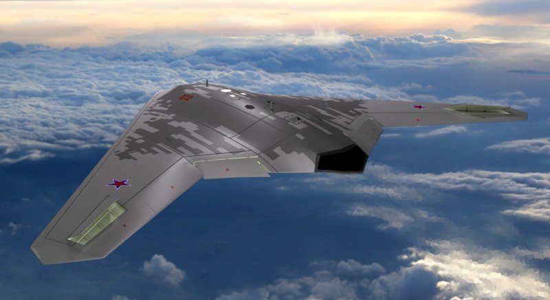Российский ударный беспилотник с-70 охотник