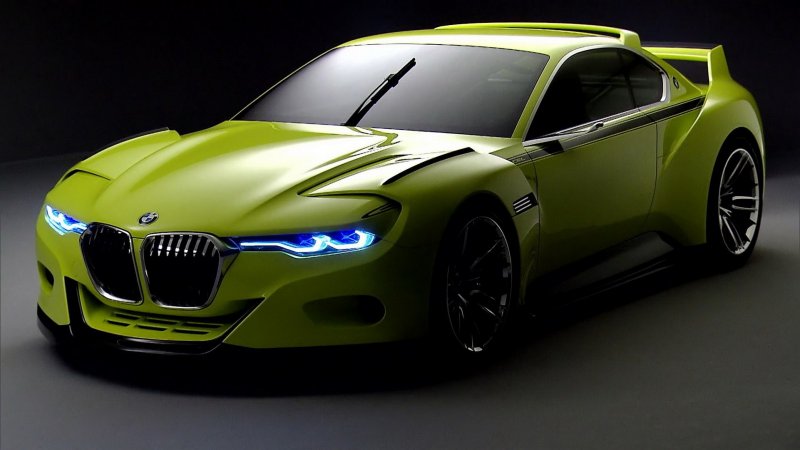 BMW 3.0 CSL hommage Concept чёрная