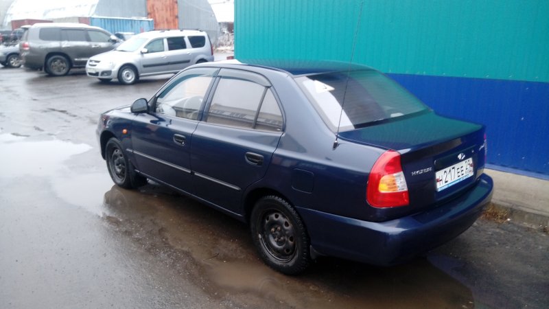 Хёндай акцент ТАГАЗ 1.5 синий
