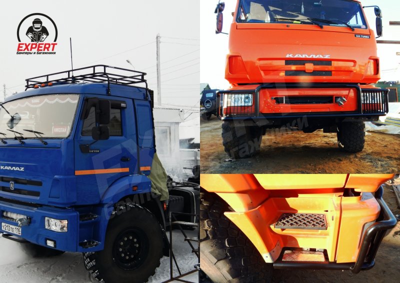 Передний буфер КАМАЗ 4310