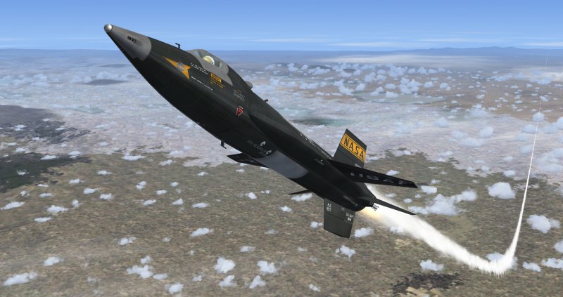 North American x-15 внутри