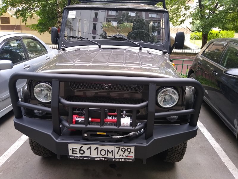 Бампер на УАЗ Хантер Экспедиция