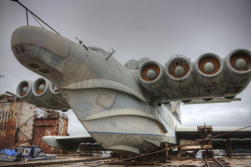 Каспийский монстр экраноплан Лунь
