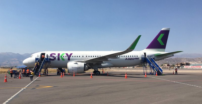 Самолетный парк авиакомпании Sky way Air