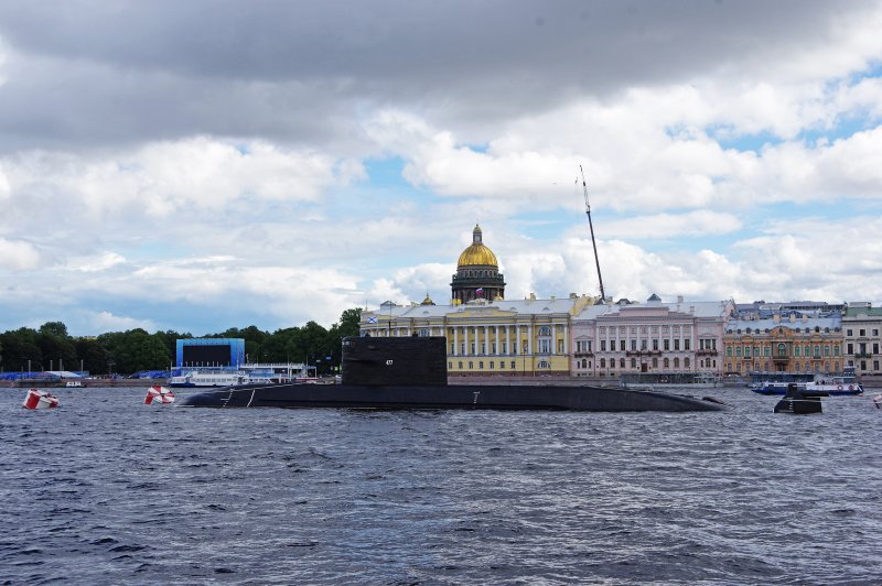 Парад ВМФ В Санкт-Петербурге 2020 подводная лодка