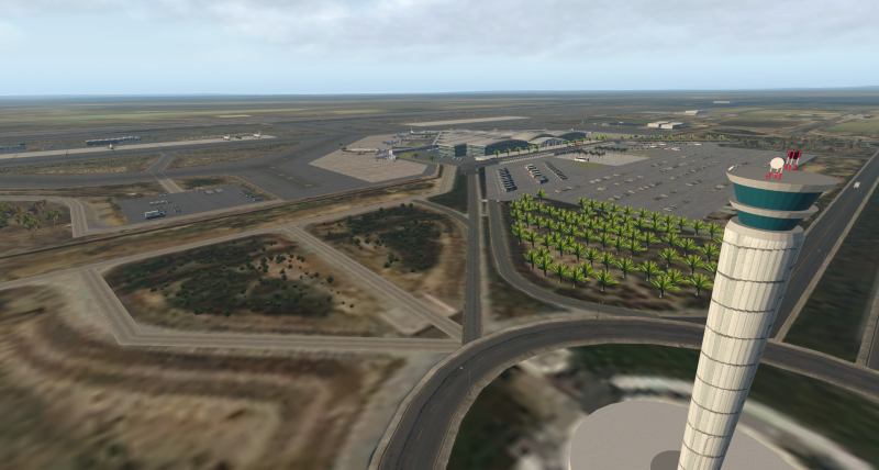 ATC Tower Sunrise
