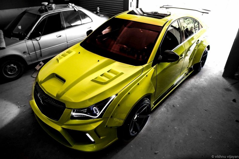 Chevrolet Cruze лип спойлер