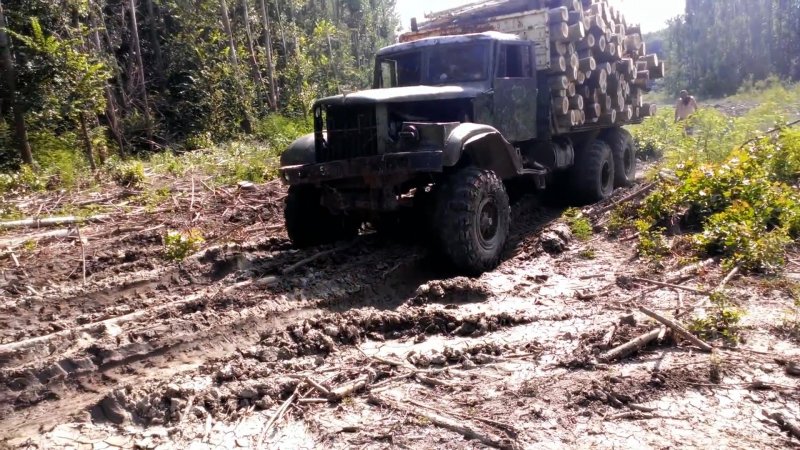 КРАЗ-260 бездорожье