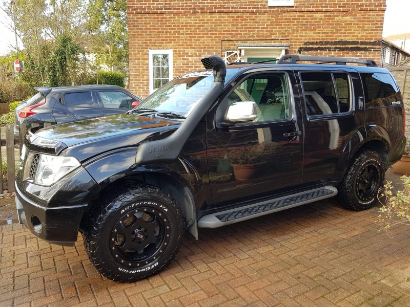 Nissan Pathfinder r51 на больших колесах