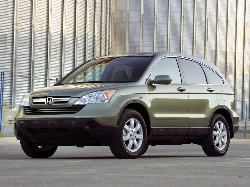 Honda CR-V 2009 зеленая