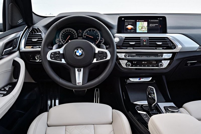 BMW x3 2017 салон