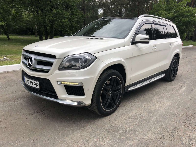 Мерседес gl 400 белый