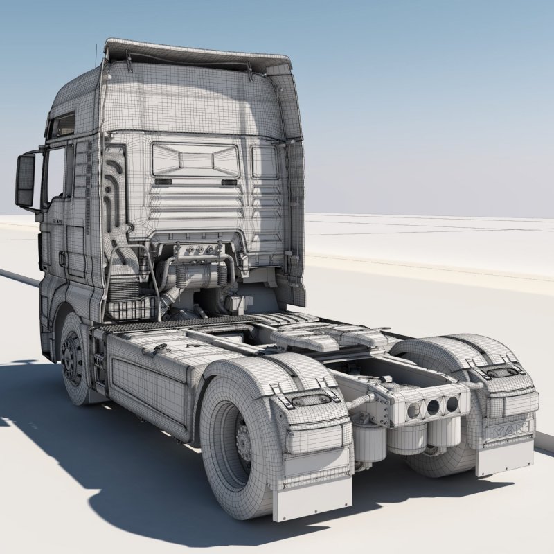 Man TGX 3d model