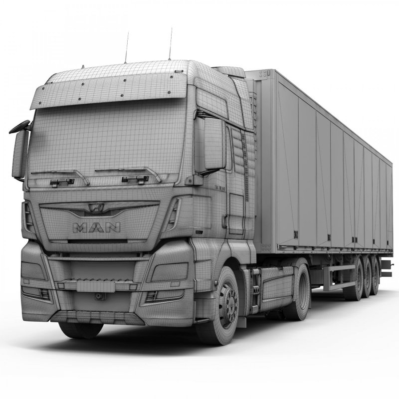 Man TGX Semi-Truck