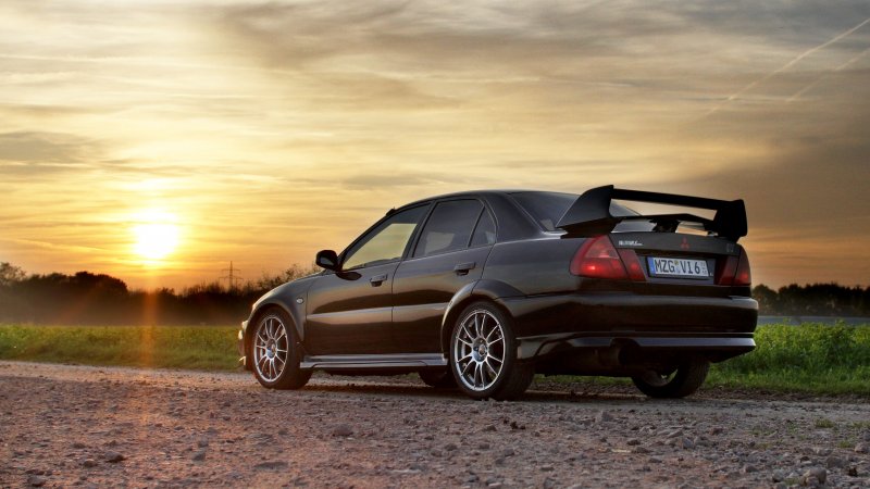 Mitsubishi Lancer Evolution 6 Black