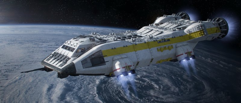 Space Engineers десантный корабль