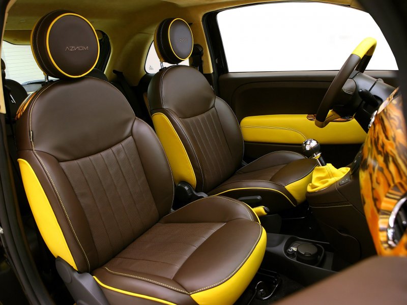 Fiat 500 2007 салон