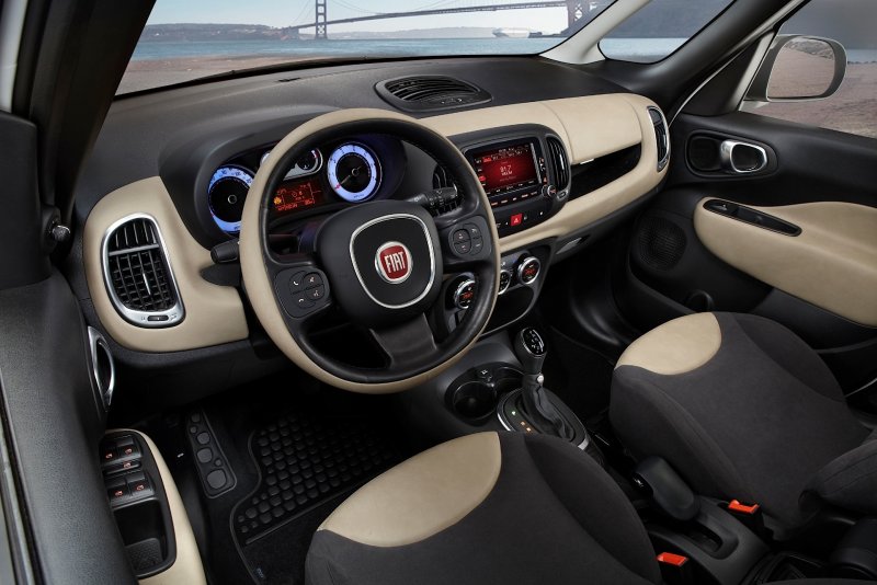 Фиат 500l интерьер