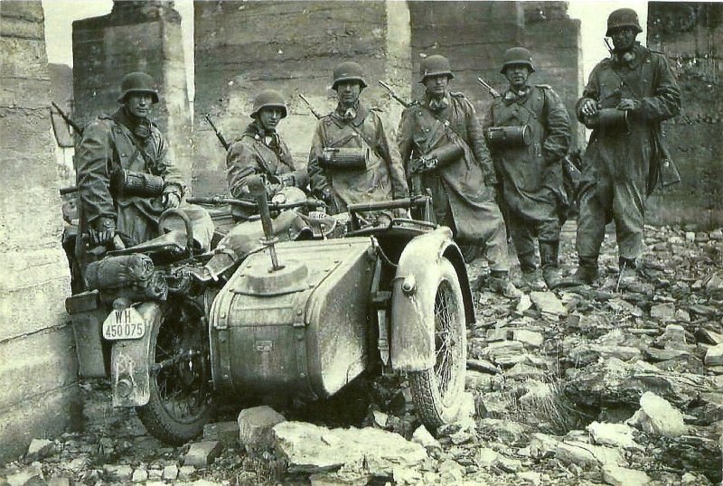 Немецкий мотоцикл 1914