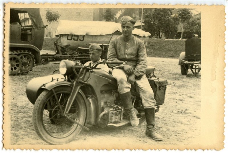 Triumph 1940 мотоцикл Вермахт