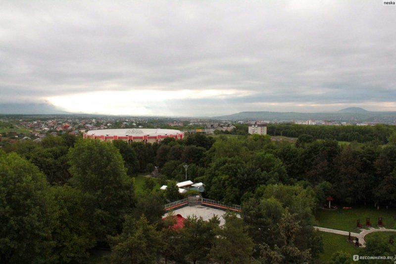 Пятигорск панорама города с горы Машук