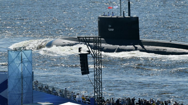 Подводная лодка парад ВМФ