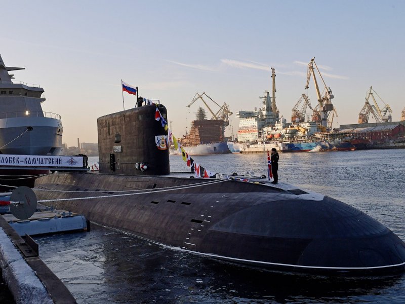 Российская подводная лодка кальмар 4