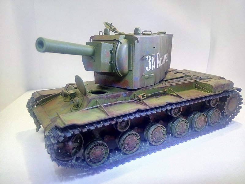 Сборная модель звезда танк кв-2