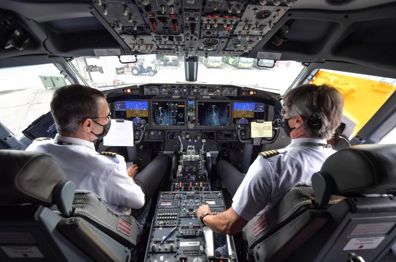 Boeing 737-800 кабина