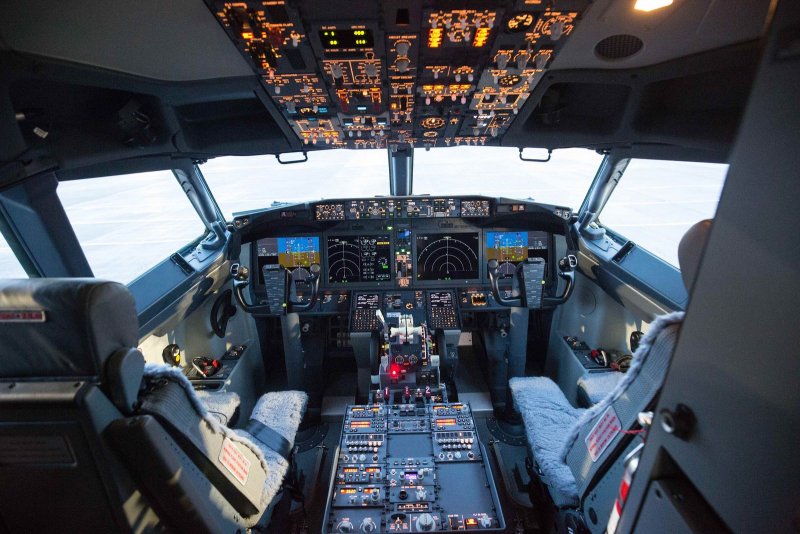 Боинг 737 Макс кабина