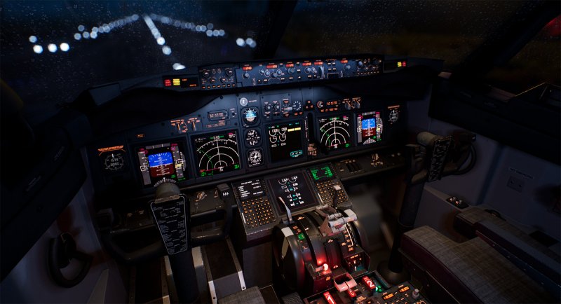 Боинг 737 Cockpit