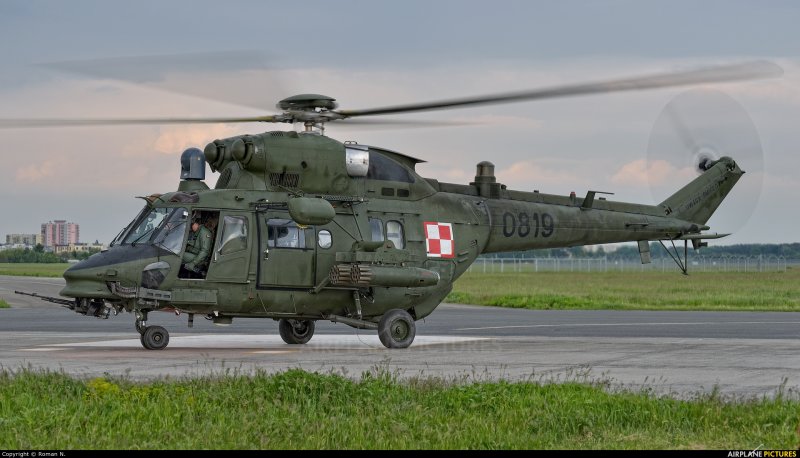 Польский вертолет w-3pl Gluszec