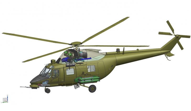 Вертолет SW-4 Puszczyk ВВС Польши