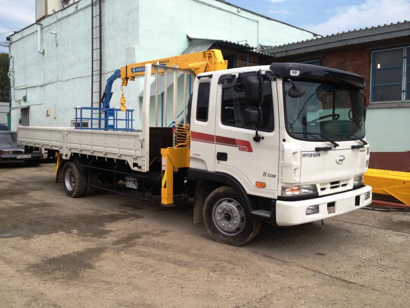 Hyundai Gold hd120 манипулятор