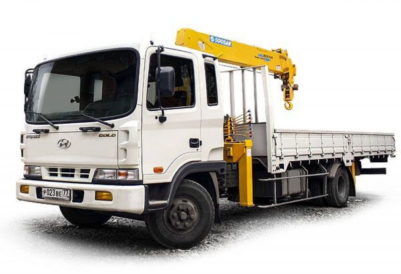Кран борт Хендай hd120