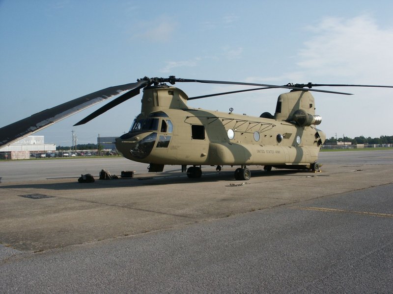 Boeing Ch-47 Chinook разбитый