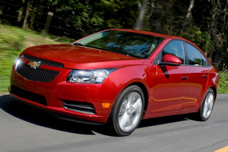 Chevrolet Cruze красный