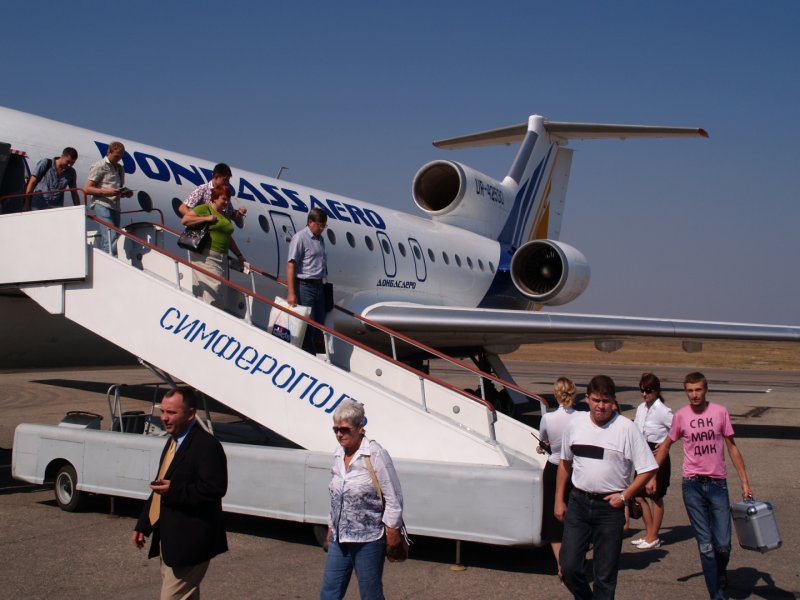 Крым с самолета