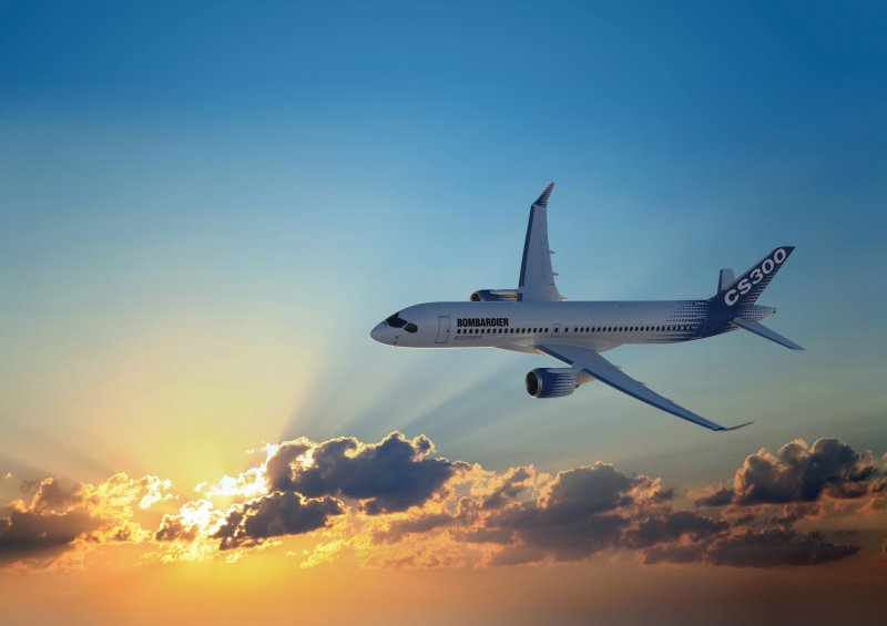 Bombardier cs300 кабина