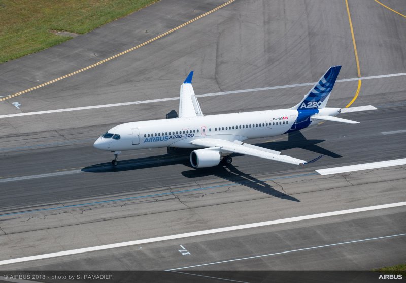 Кабина Бомбардье cs300