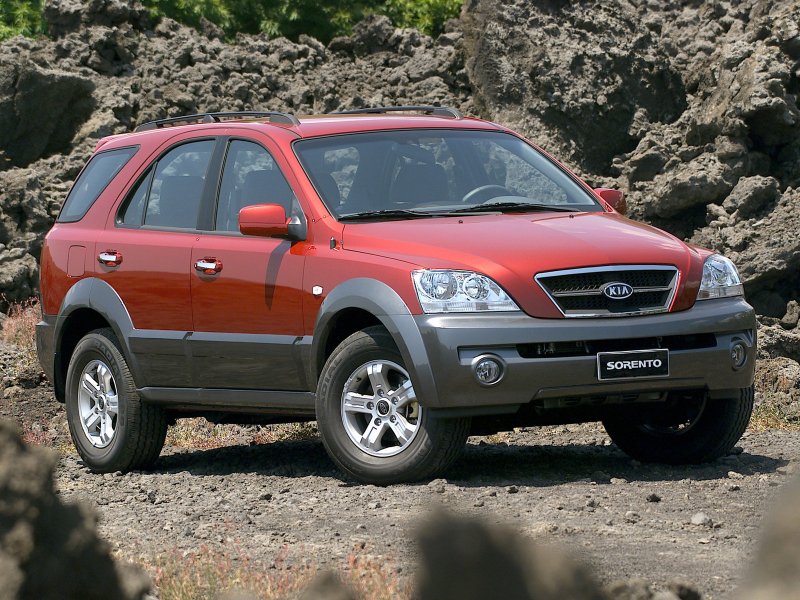 Kia Sorento 2006 чёрная