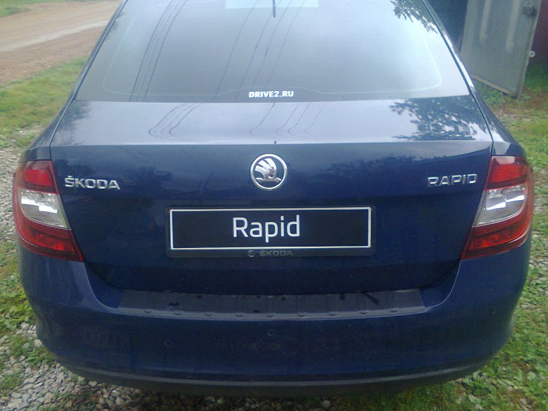 Фонарь задний Skoda Rapid led