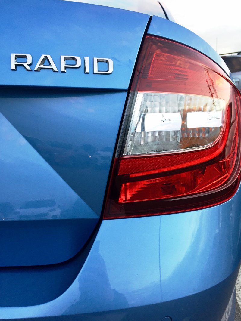 Задние светодиодные фонари Skoda Rapid