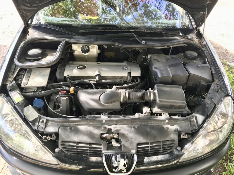 Подкапотка Peugeot 206 1.4