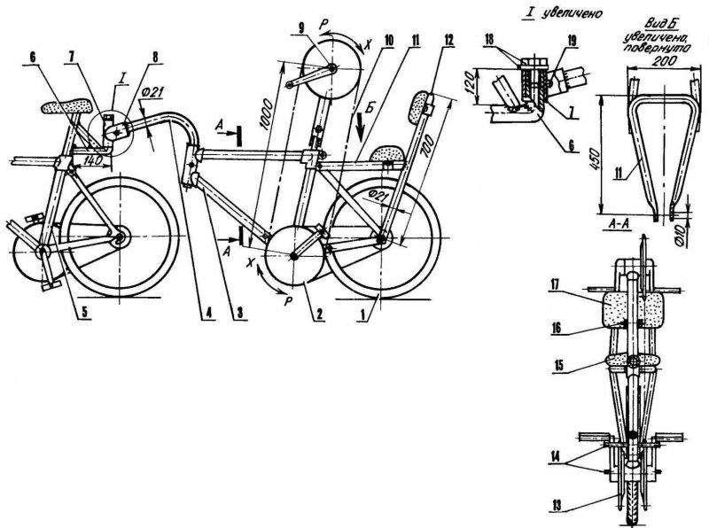 Велорикша своими руками из велосипеда чертежи