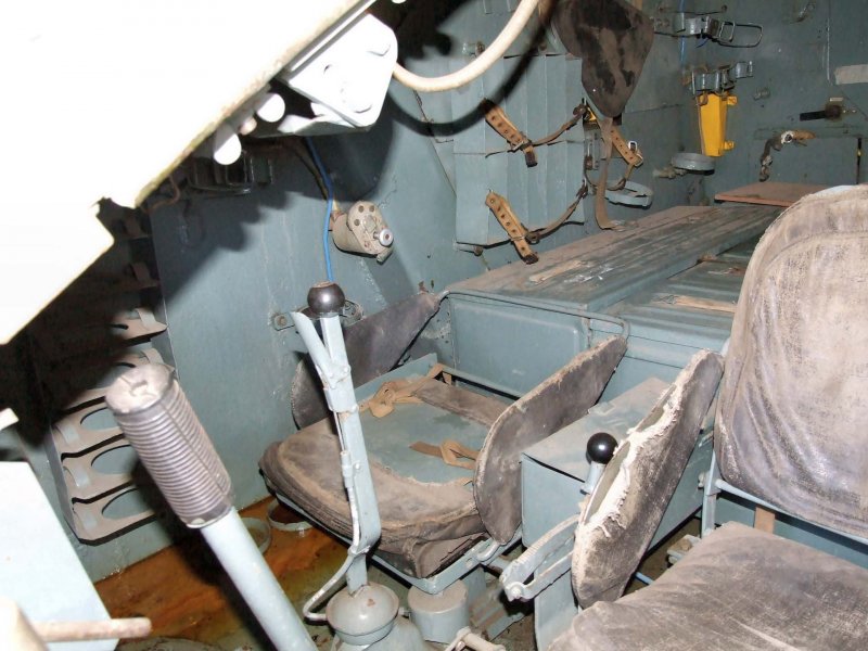 Т 34-85 внутри танка